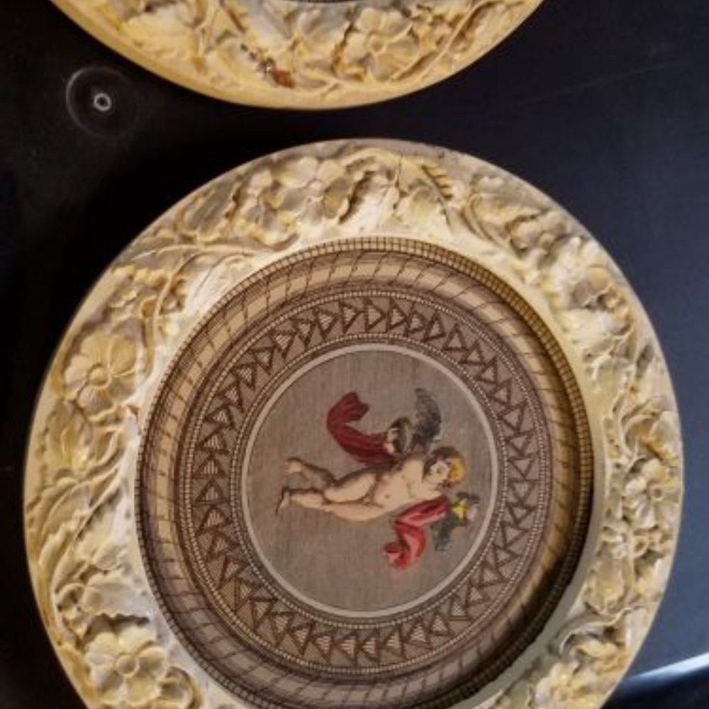 COPY - 5 cherub wall hangings - Picture 6 of 9